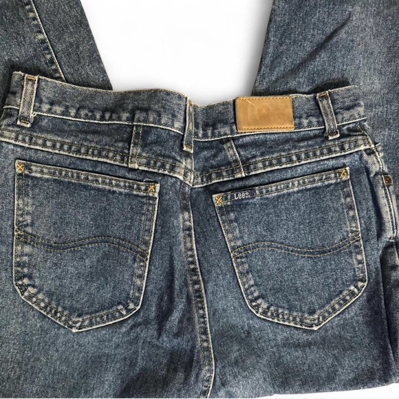 Lee Denim - Lee Classic Blue Jeans with Tan Patch